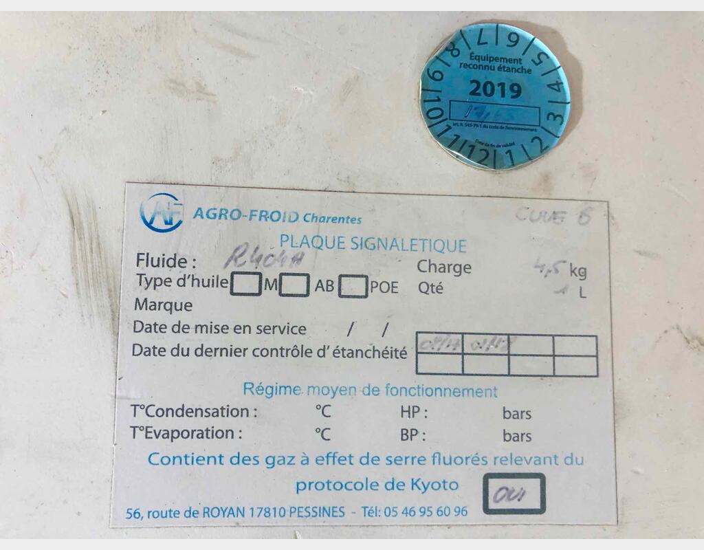 Tank &agrave; lait 15 HL (1500 litres) ALFA LAVAL