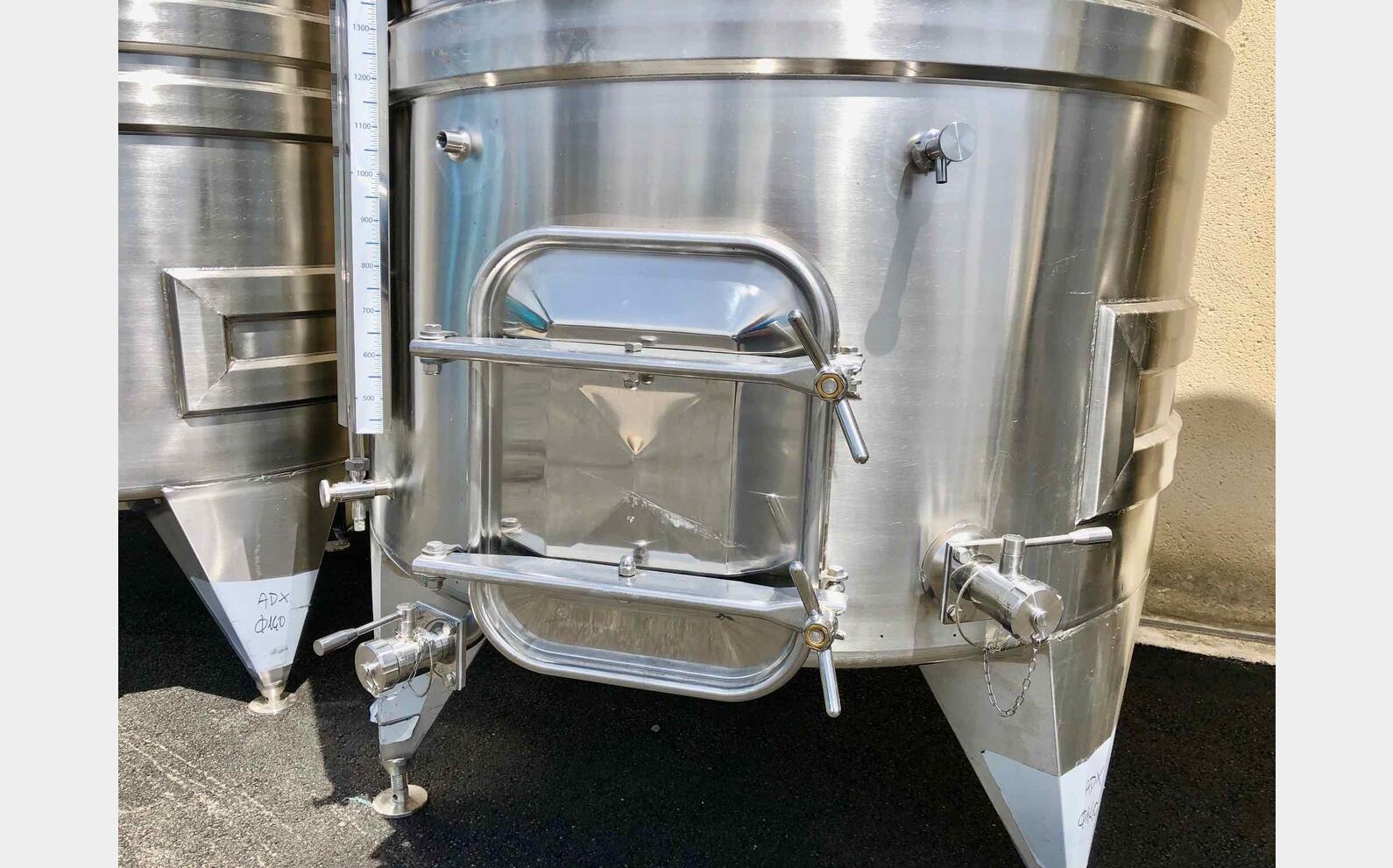 Cuve inox 304 - Circuit serpentin 33.5 HL (3 350 litres) ARSILAC