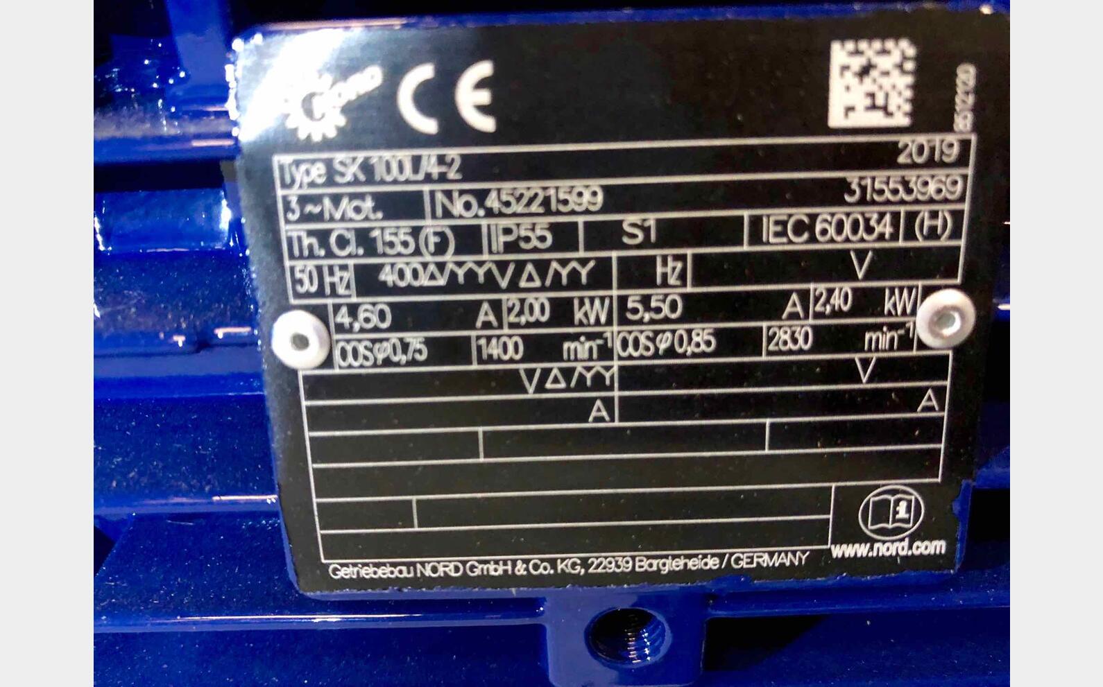 Excentric rotor pump - Speed variator Flow from 0 to 90 HL/h SCHNEIDER