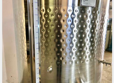 Cuve inox 316 thermor&eacute;gul&eacute;e chapeau flottant 16.1 HL (1 615 litres) ARSILAC