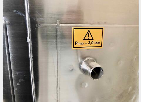 304 ss tank - Honeycomb circuit 9.5 HL (958 litres) ARSILAC