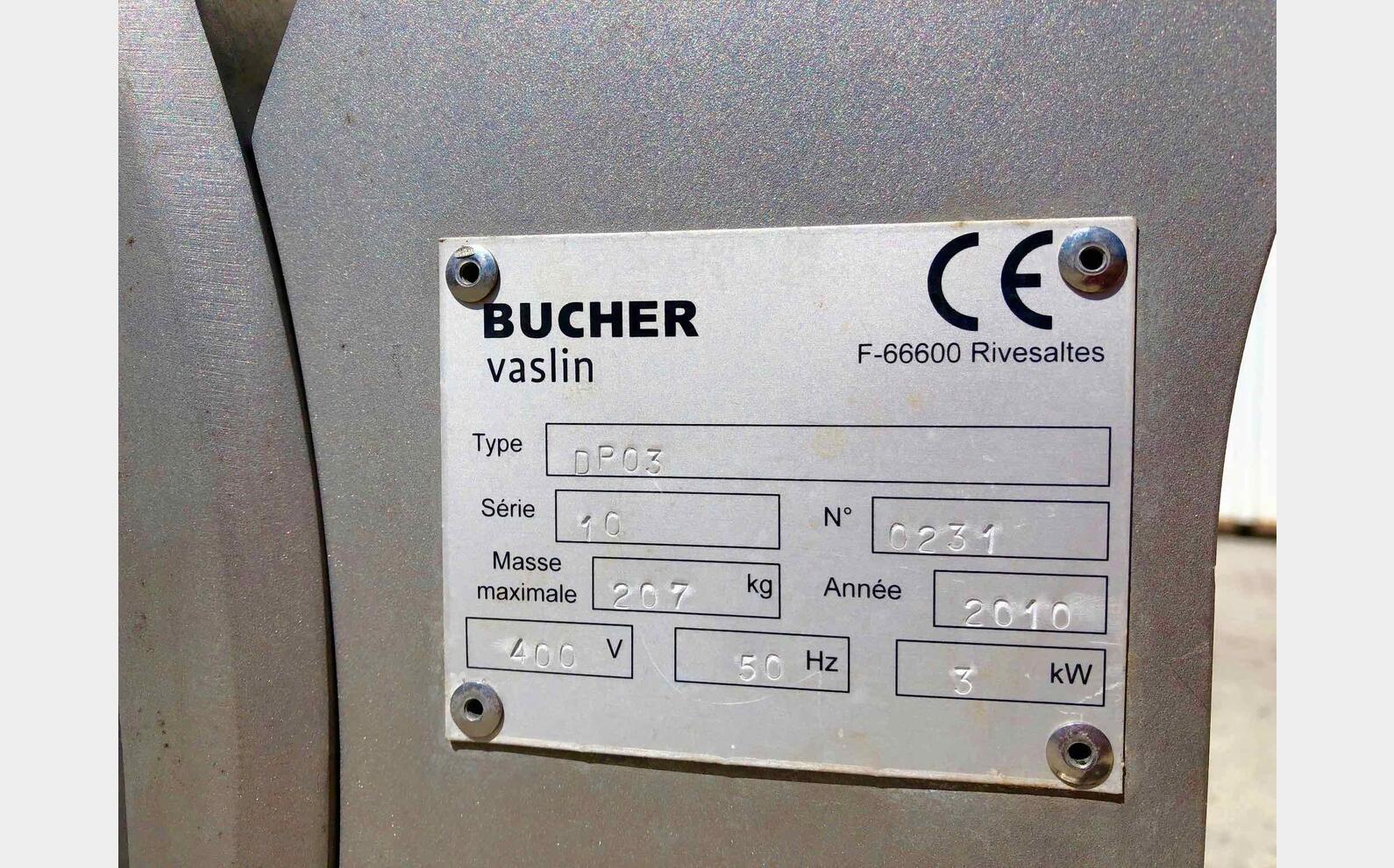 Peristaltic pump Flow rate from 55 to 170 HL/h BUCHER VASLIN