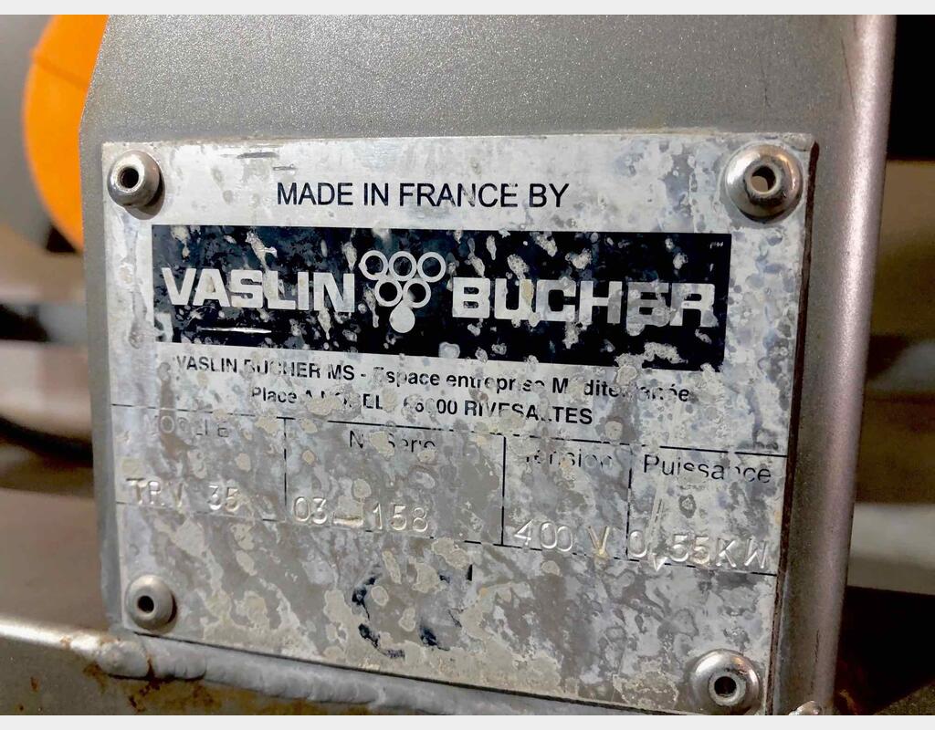Table de tri BUCHER VASLIN