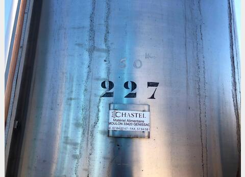 Stainless steel storage tank