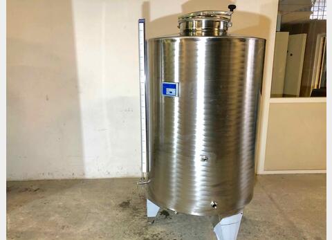 316 stainless steel tank - Closed - On feet - Model STOBP1000