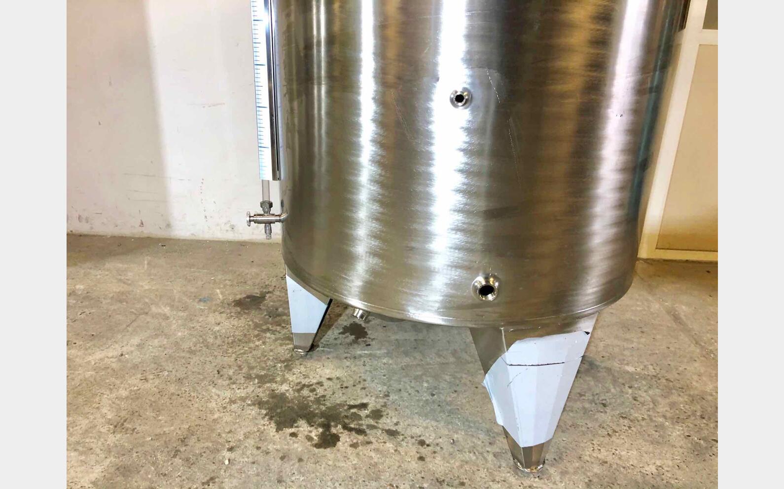 Cuve inox 316 - Ferm&eacute;e 10.9 HL (1 096 litres) ARSILAC