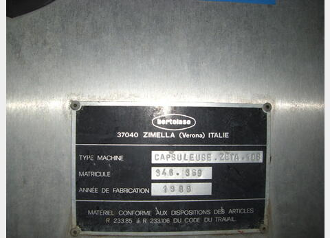 Capsuleuse BERTOLASO 8 tetes (PU 127)