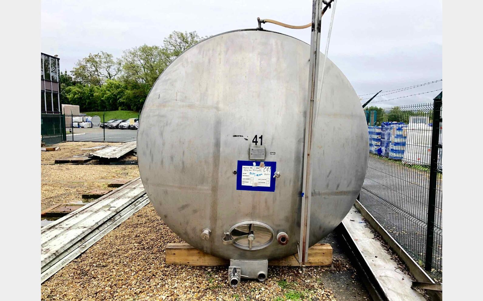 Cuve inox 304 - Horizontale 335 HL (33 500 litres) ZIEMANN