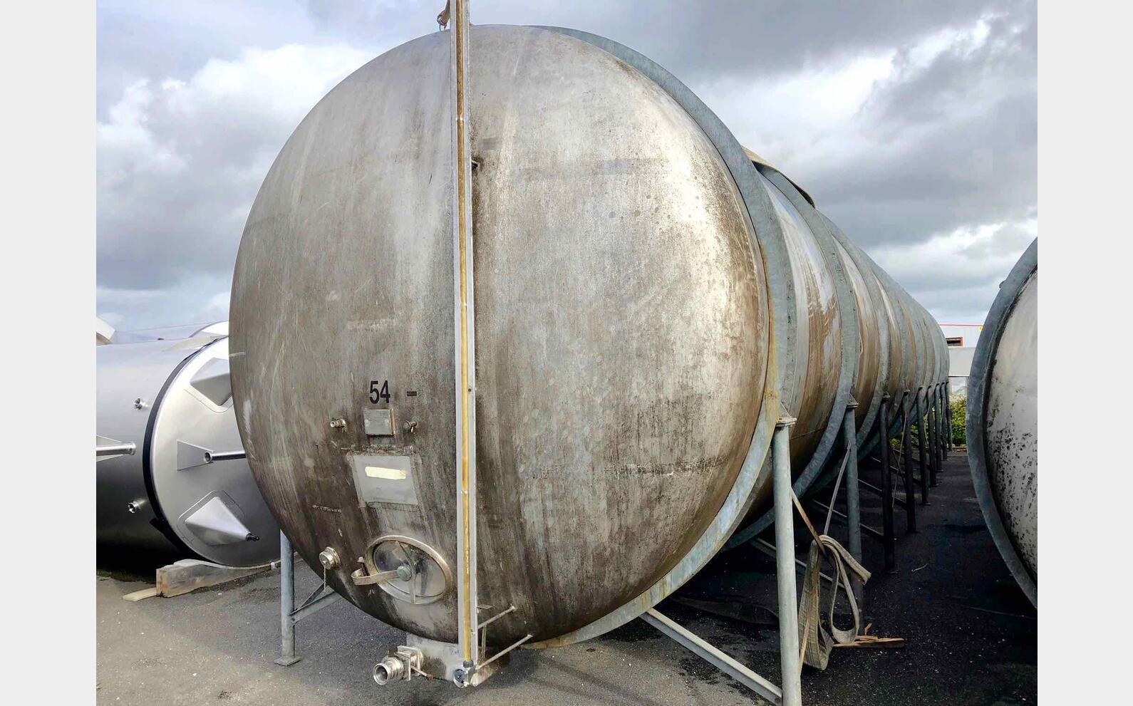 Cuve inox horizontale 1000 HL (100 000 litres) ZIEMANN