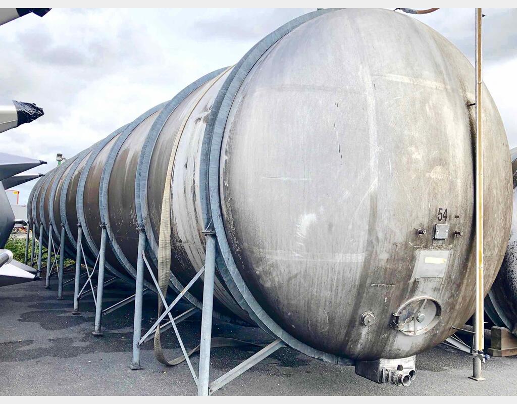 Cuve de stockage inox 304 - Horizontale