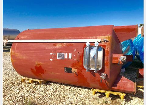 Coated steel tank