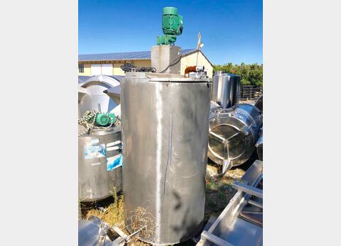 Stirred stainless steel tank - 100 HL (10 000 Liters)