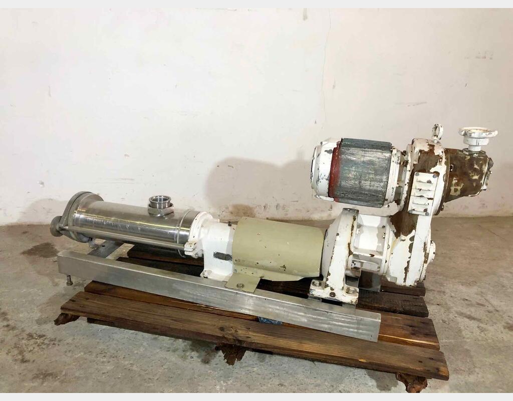 Excentrated rotor pump