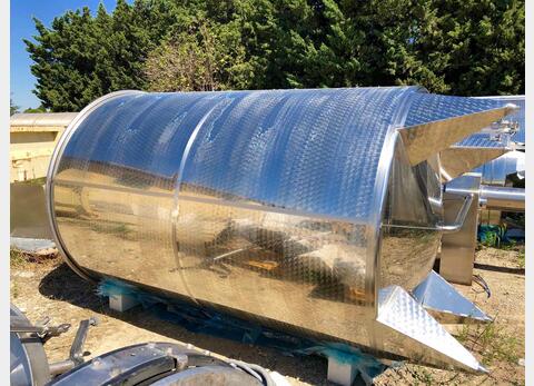 304 stainless steel tank - Conical bottom - Floating hat - Model SPAC6000