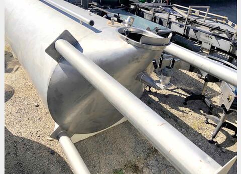 Stainless steel tank closed 45 HL (4500 liters)