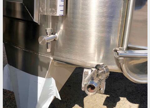 Cuve inox 304 - Circuit serpentin 38.7 HL (3 875 Litres) ARSILAC