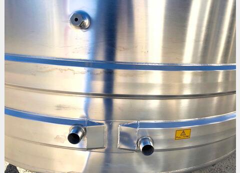 Cuve inox 304 - Circuit serpentin 38.7 HL (3 875 Litres) ARSILAC