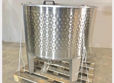Cuve inox 316 thermor&eacute;gul&eacute;e sur pieds 6.45 HL (645 Litres) ARSILAC