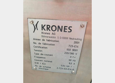 KRONES - Etiqueteuse Cadence : 8000 Bt/h KRONES