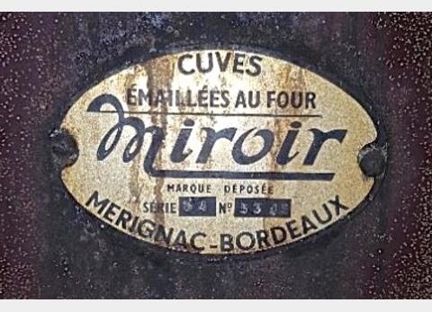 Cuve ferm&eacute;e acier emaill&eacute; Marque : MIROIR