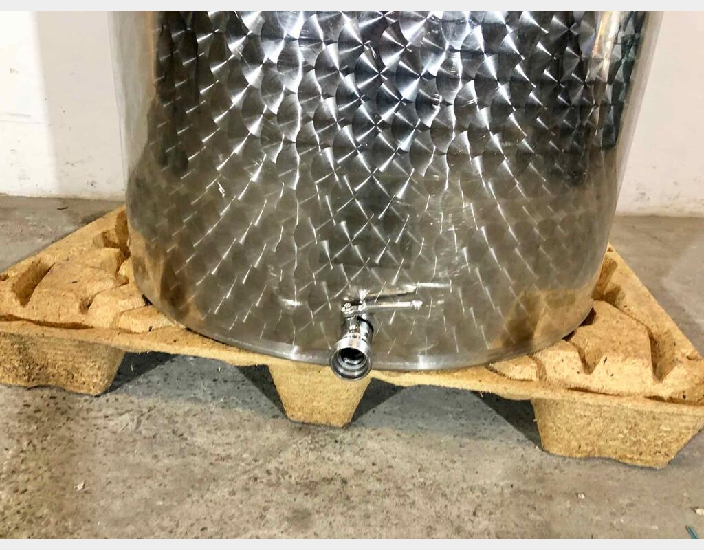 Cuve inox ouverte