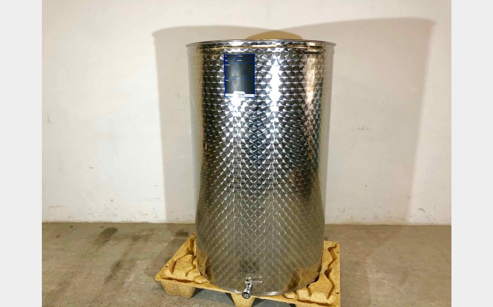 Cuve inox ouverte 10 HL (1 000 litres) CST19