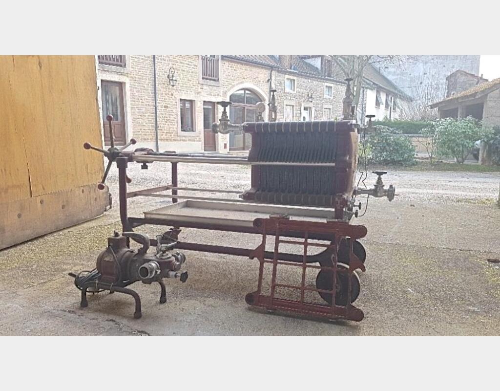 Filtre &agrave; plaques + pompe