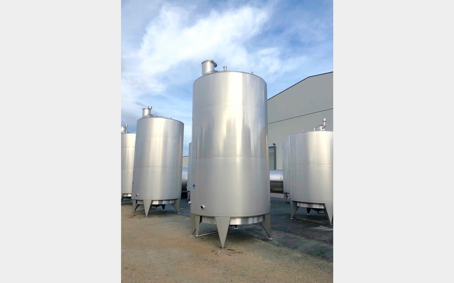 Cuve inox 316L - Stockage 205 HL (20500 Litres) ARSILAC