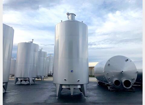 Cuve inox 316L - Stockage 205 HL (20500 Litres) ARSILAC