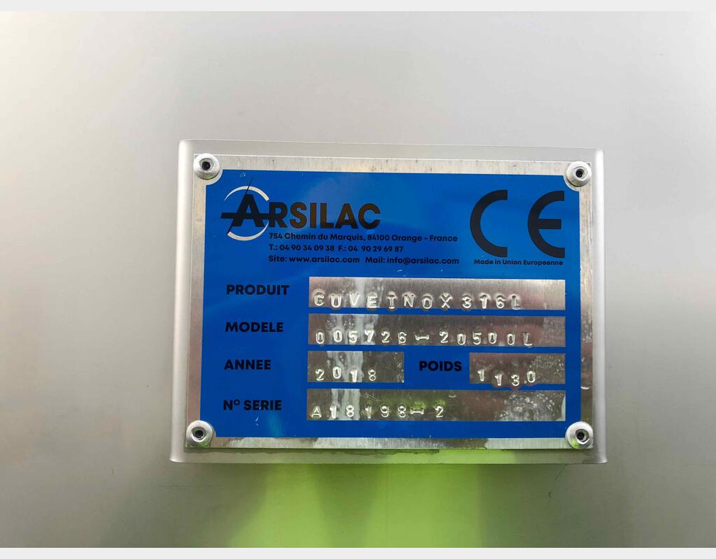 316L stainless steel storage tank - 02/21-2