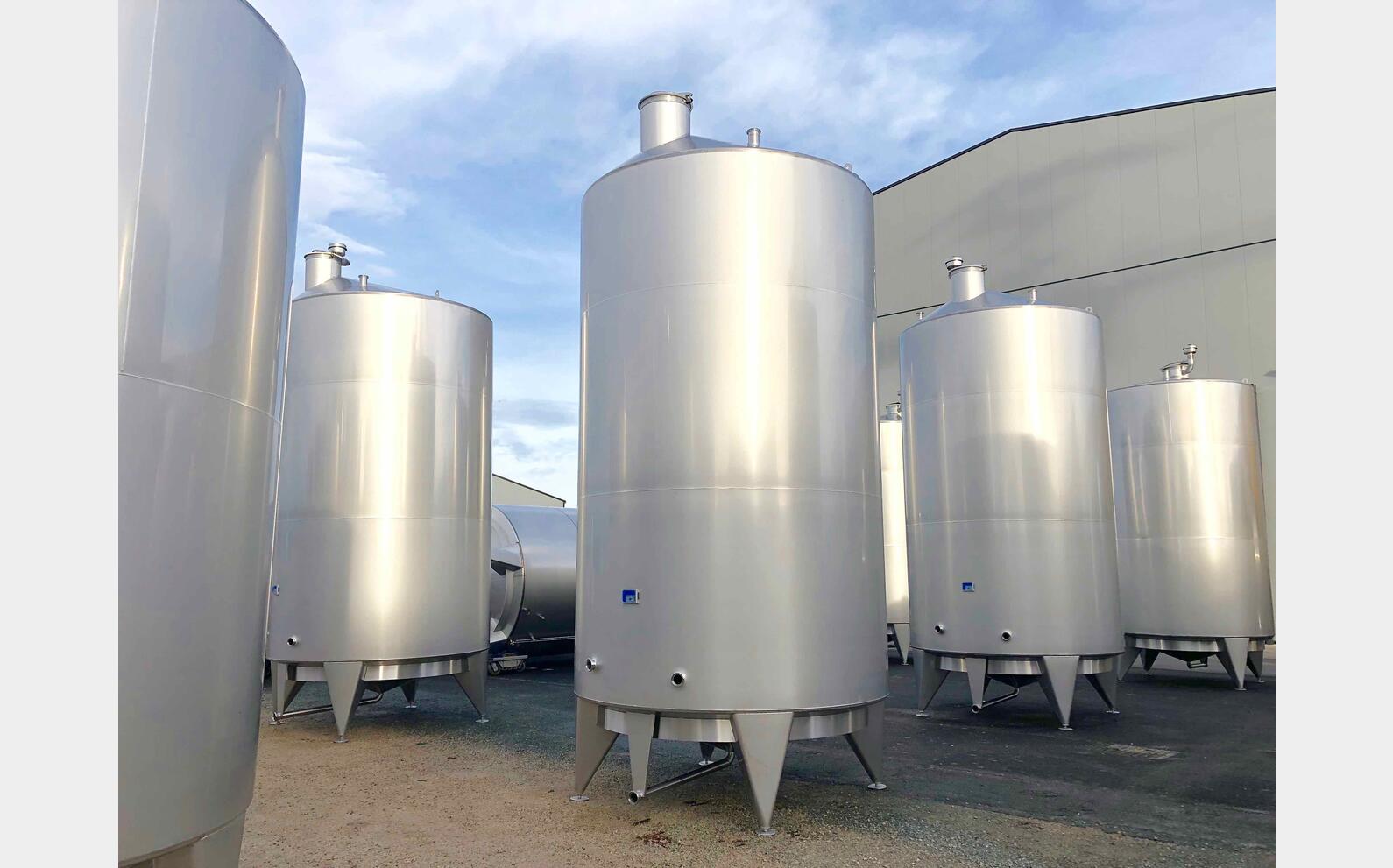 316L stainless steel storage tank 205 HL (20500 liters) ARSILAC