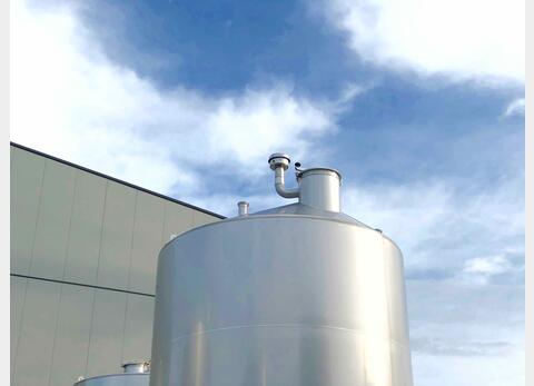 304L stainless steel storage tank - Cylindrical - Offset conical dome