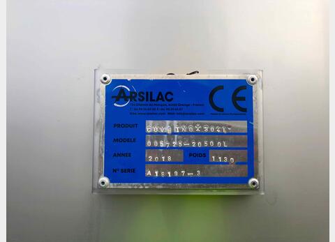 304L stainless steel storage tank 205 HL (20500 liters) ARSILAC