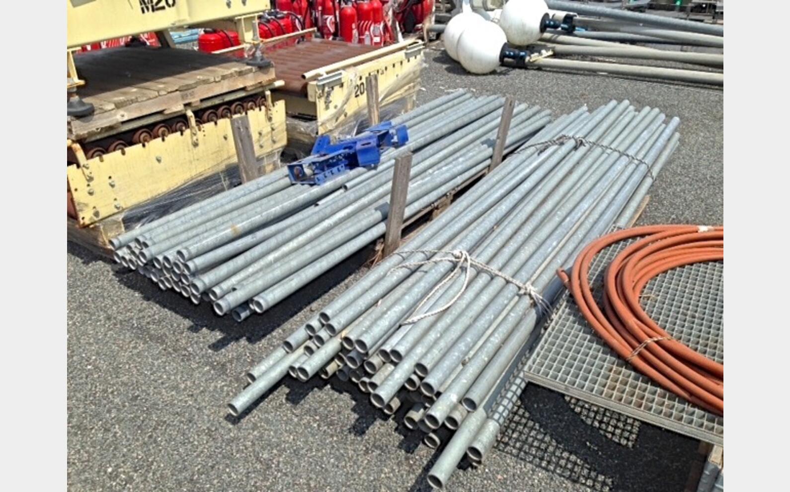 Galvanised steel pipe