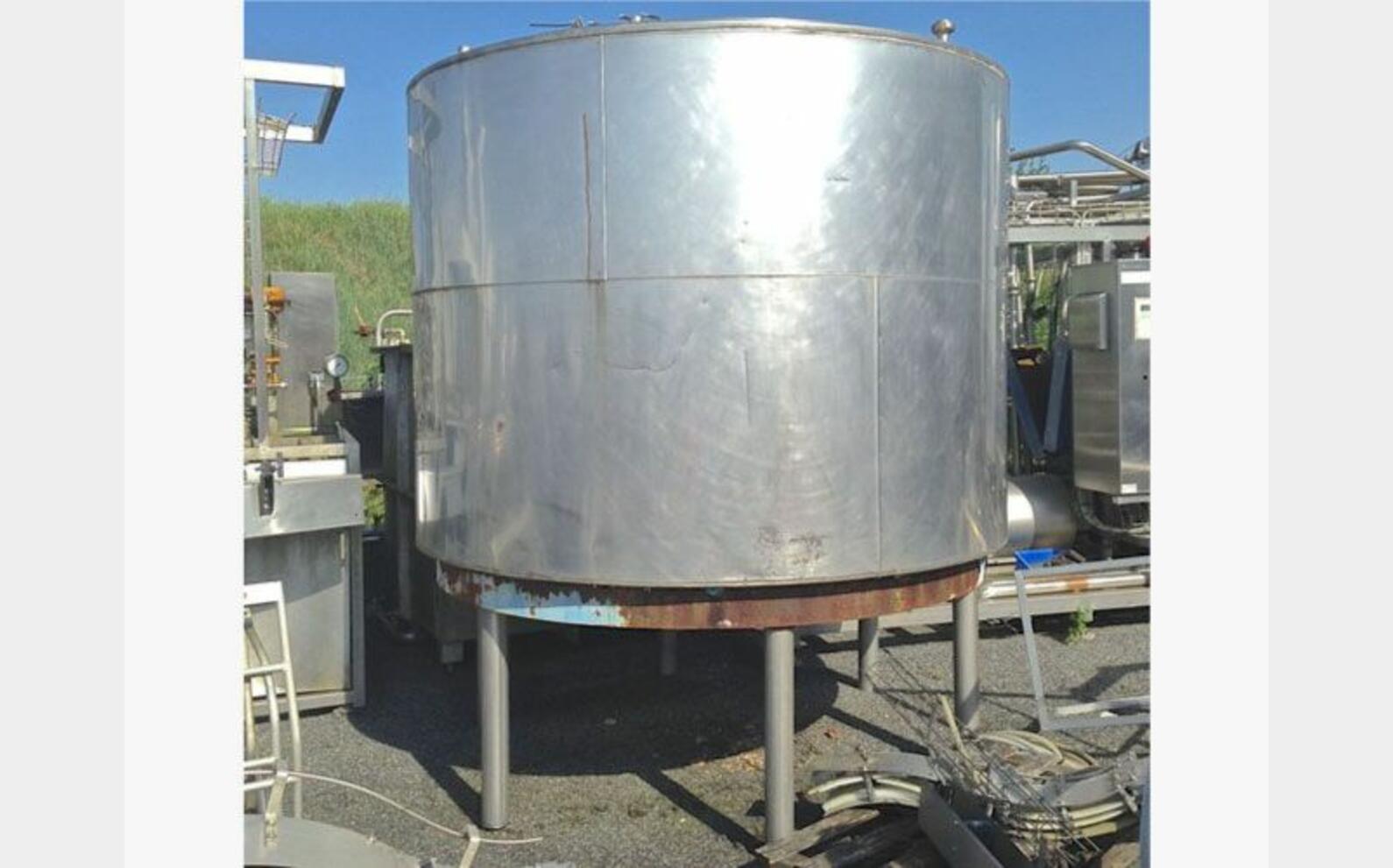 Cylindrical stainless steel tank 5m3 LSDH18