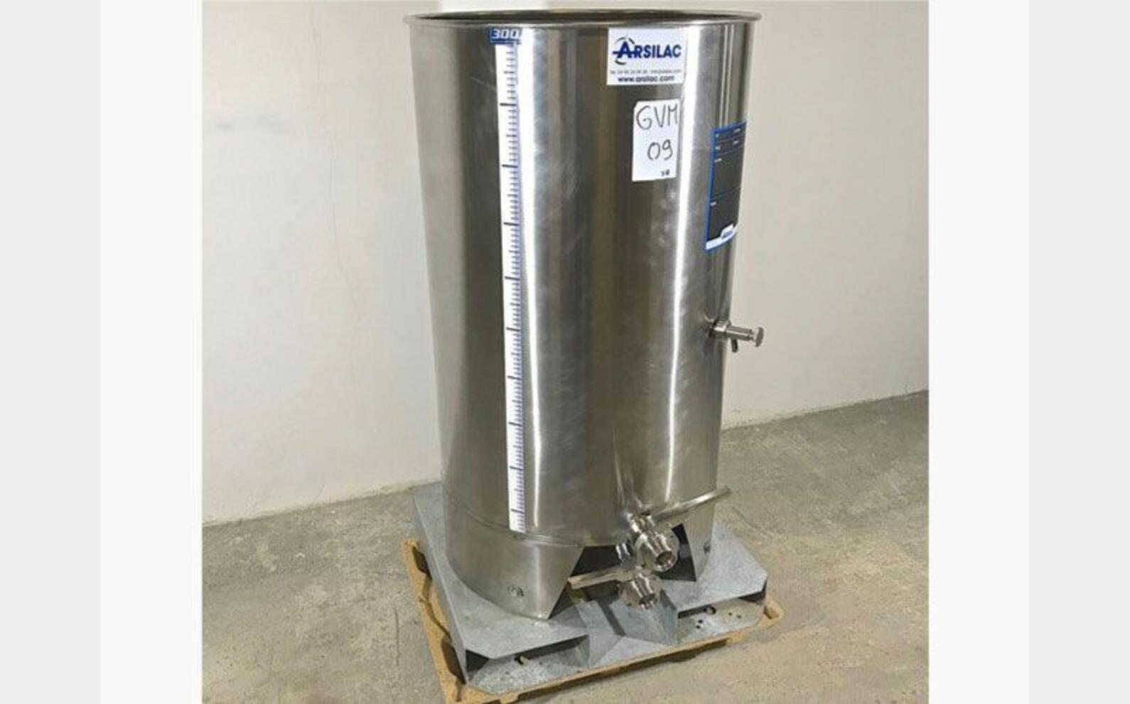 Cuve inox 304 - SBPA300 3 HL (300 litres) ARSILAC
