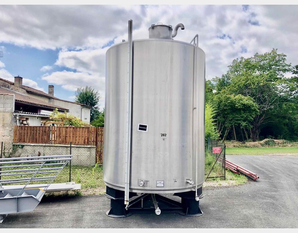 Cuve inox 316L 158 HL (15 800 litres)