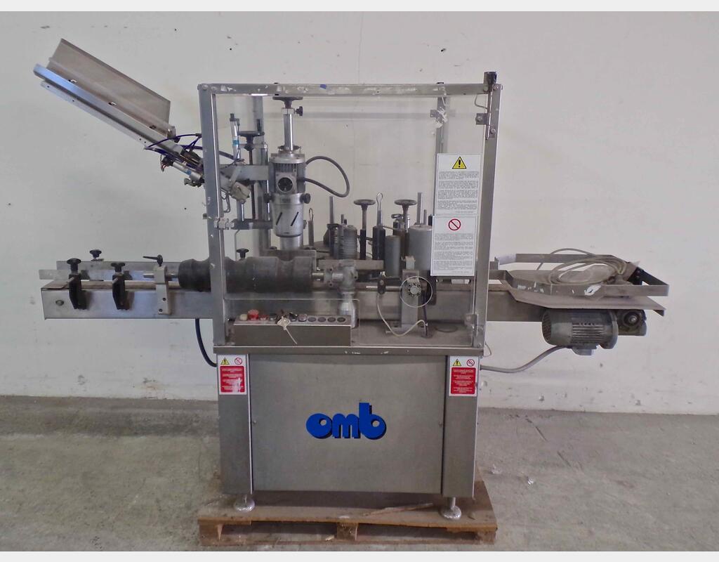 Etiqueteuse capsuleuse OMB 1000 bt/h - autocollante, deux postes