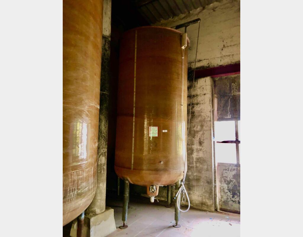 Fiberglass tank - Floating cap 50 HL (5 000 liters)