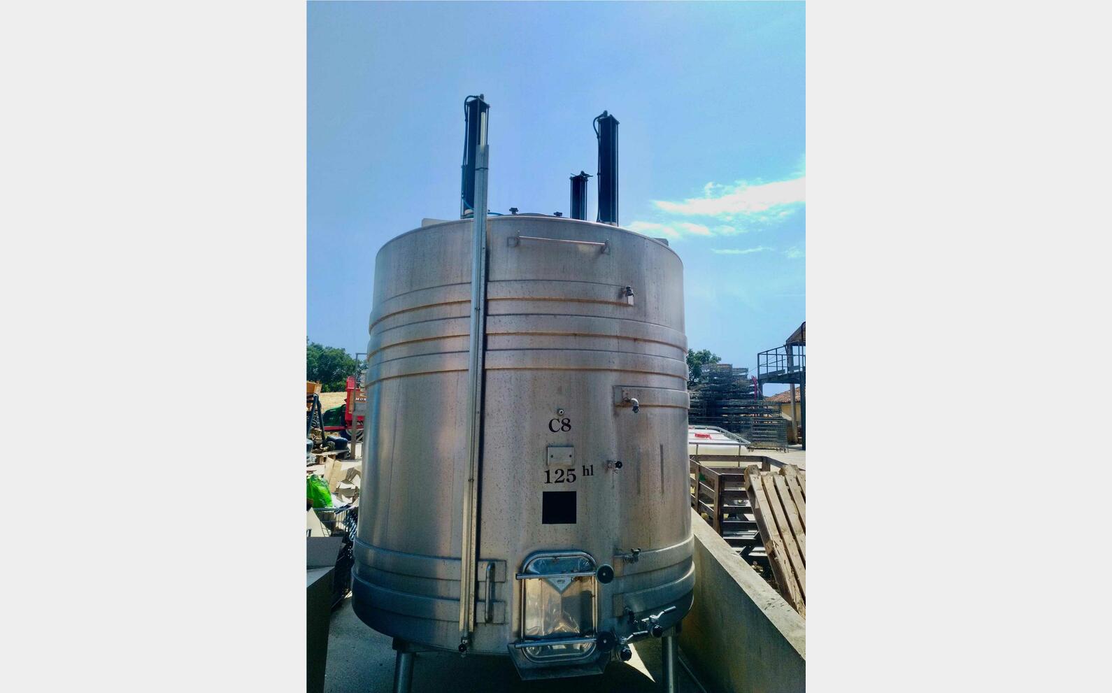 316 stainless steel storage tank 125 HL (12 500 liters) PIERRE GUERIN