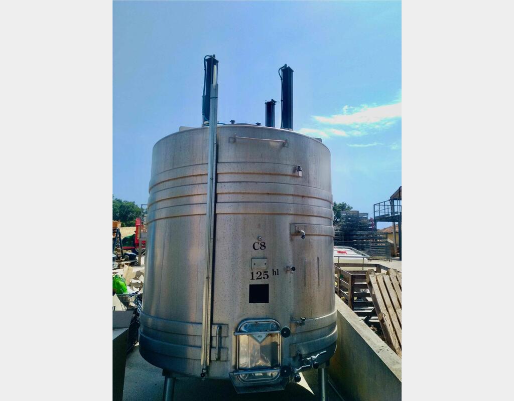 316 stainless steel storage tank 125 HL (12 500 liters) PIERRE GUERIN