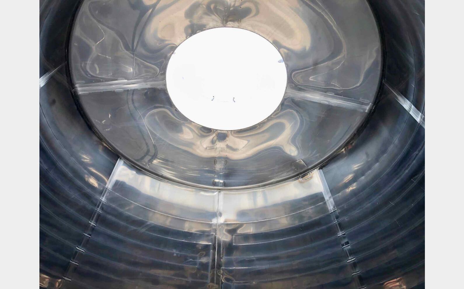 Stainless steel tank - compartmentalized 208 HL (20 800 liters) BIO INOX