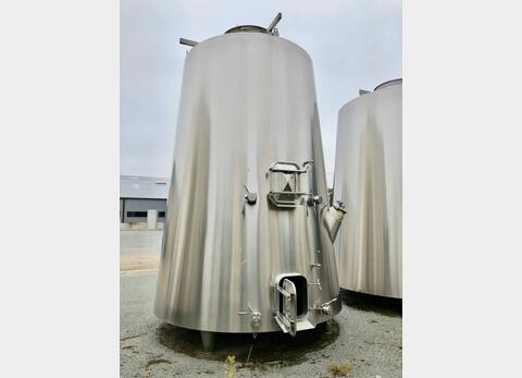 Stainless steel tank 304 L - Isolated tronconics - Compartmentalized and shell circuit