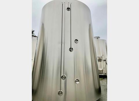 Stainless steel tank 304 L - Isolated tronconics - Compartmentalized and shell circuit