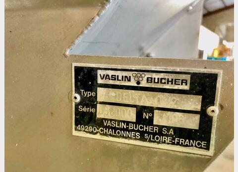 Egrappoir DELTA E2  fouloir 20 T/h max. BUCHER VASLIN