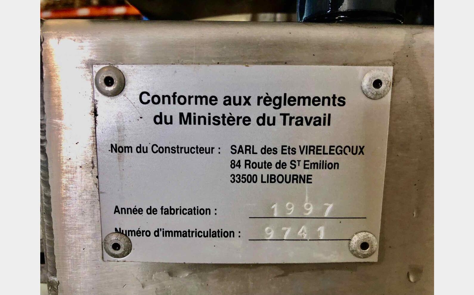 Table d'accumulation VIRELEGOUX