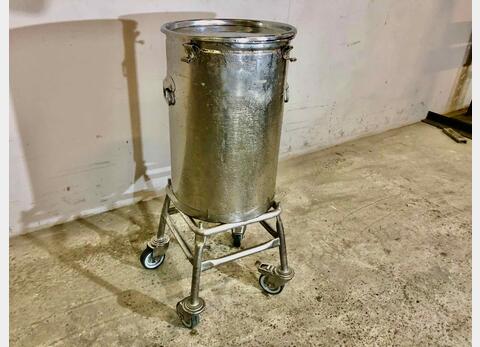 304 stainless steel drums - On wheels