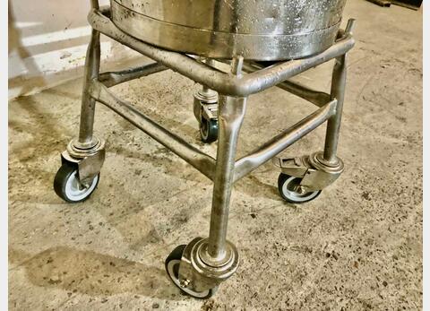 F&ucirc;t inox 304 - Sur roues 50 litres