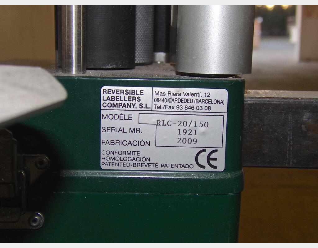 Etiqueteuse + chaine de distribution - RLC 20/150