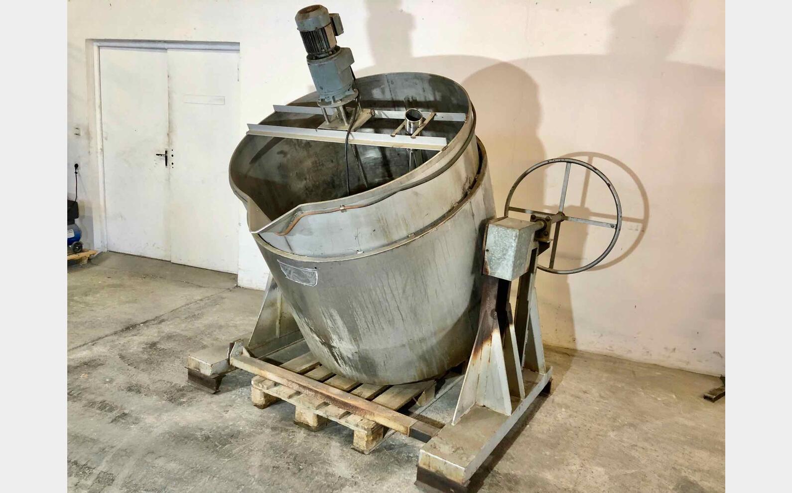 Stainless steel bowl - Marmitte vapeur 500 liters